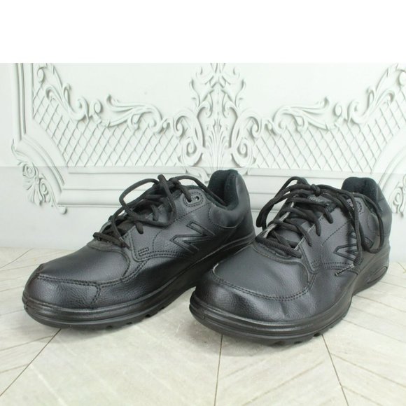 New Balance 674 Black Leather Lace Up Low Top Walking Sneaker Shoes Size 8.5 EE - Picture 10 of 10